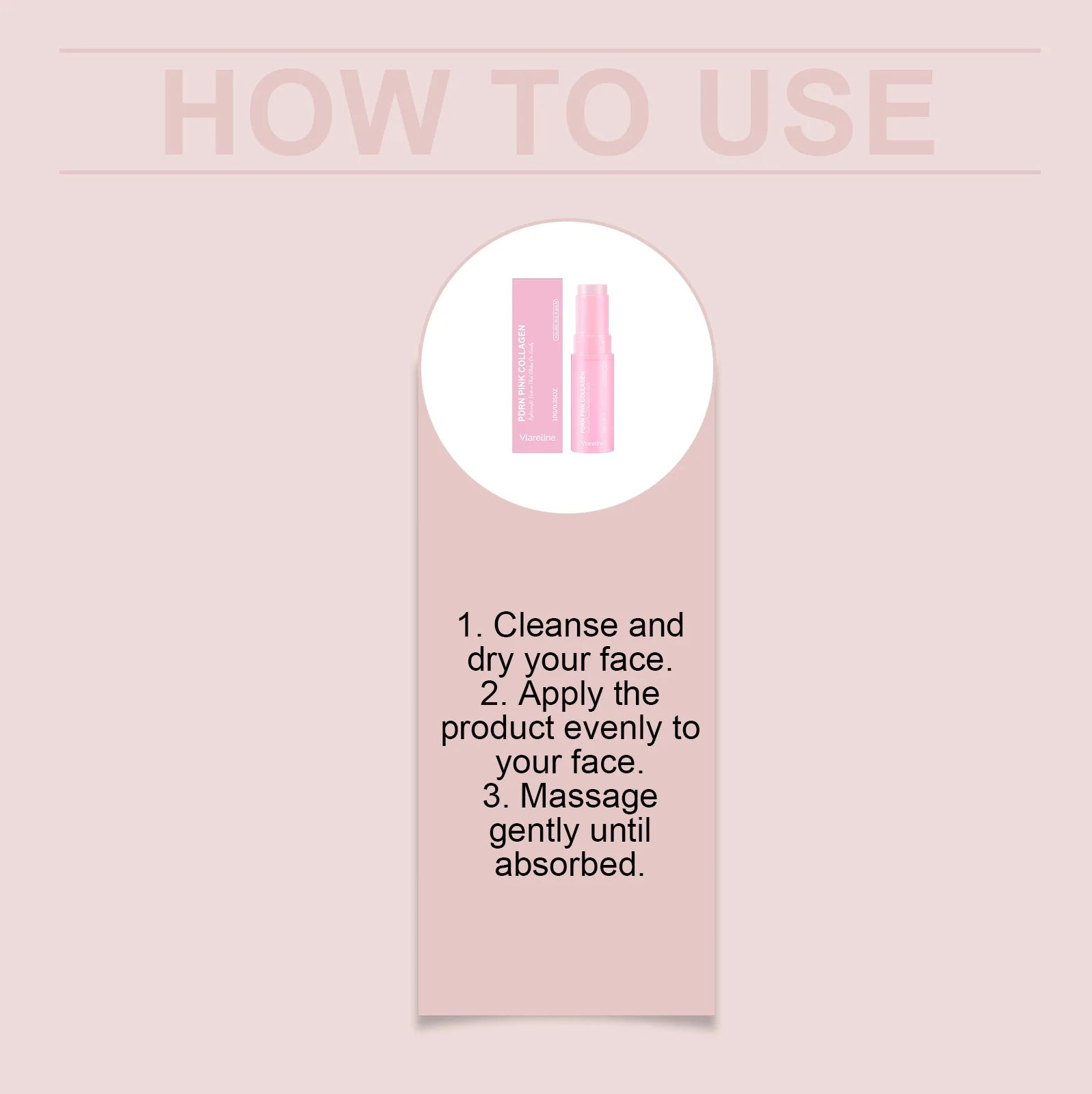 Pink lightweight moisturizing stick, nourishes and hydrates to care for dry facial and neck skin, texture is delicate, smooth, a Oasis Select