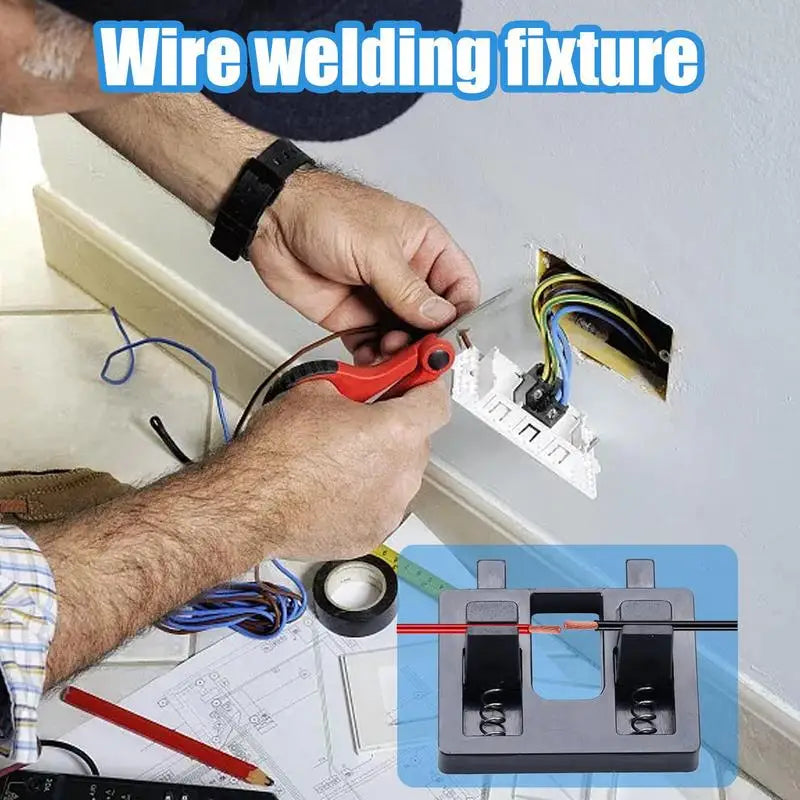 Wire Holder for Soldering Portable Welding Electrode Holder Versatile Precise Spring Cable Soldering Clamp for Automotive Repair Oasis Select