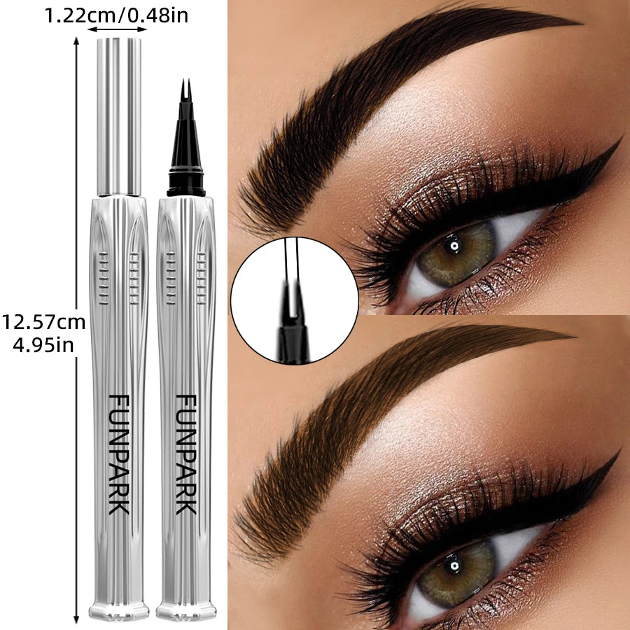 FUNPARK Microblading Eyebrow Pen – 8 Colors, Waterproof