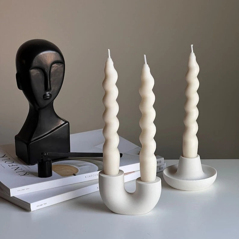 Nortic Double Candlestick Holder Modern Wedding Table Decor Candle Holder Home Wedding Decor Desktop Ornament Best Gift Oasis Select