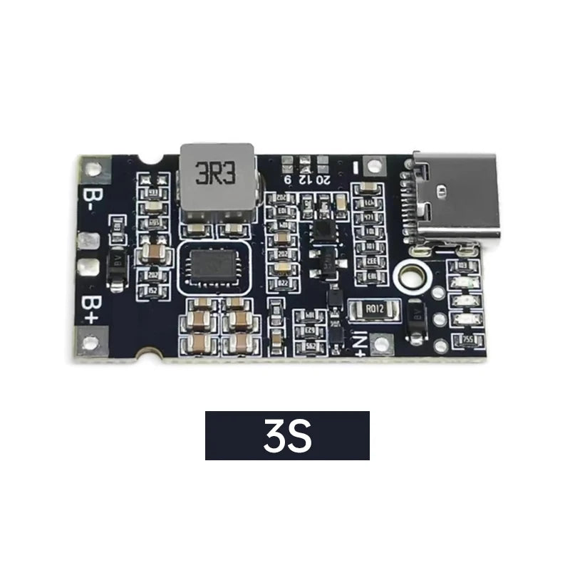 Diymore Multi-Cell 2S 3S 4S Type-C to 9V/12V 4.5V-15V Step-Up Buck Fast Charging Charger Module for 18650 Lithium Battery Oasis Select 3S