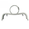 22cm Metal Purse Frame Kiss Clasp M-Shape DIY Bag Handle Bag Frame Clasp Oasis Select A2