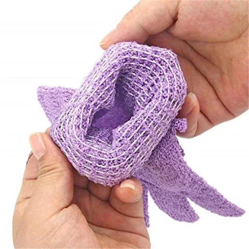 1/2/3pairs Body Cleaning Gloves Washcloth Soft Brush Home Hotel Bathroom Shower Ball Back Scrubber Exfoliating Skin Bath Gloves Oasis Select