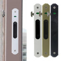Zinc Alloy Invisible Sliding Door Lock – 90° Hook Window Latch Sliding Door Lock Oasis Select White