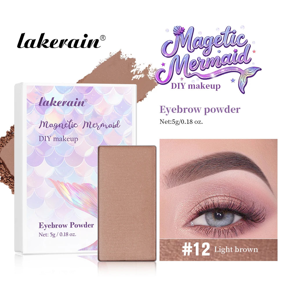 Lakerain Eyeshadow Palette Refill Waterproof Long-Lasting Multifunctional Magnetic Bottom Makeup Palette Refills DIY Makeup Oasis Select 12