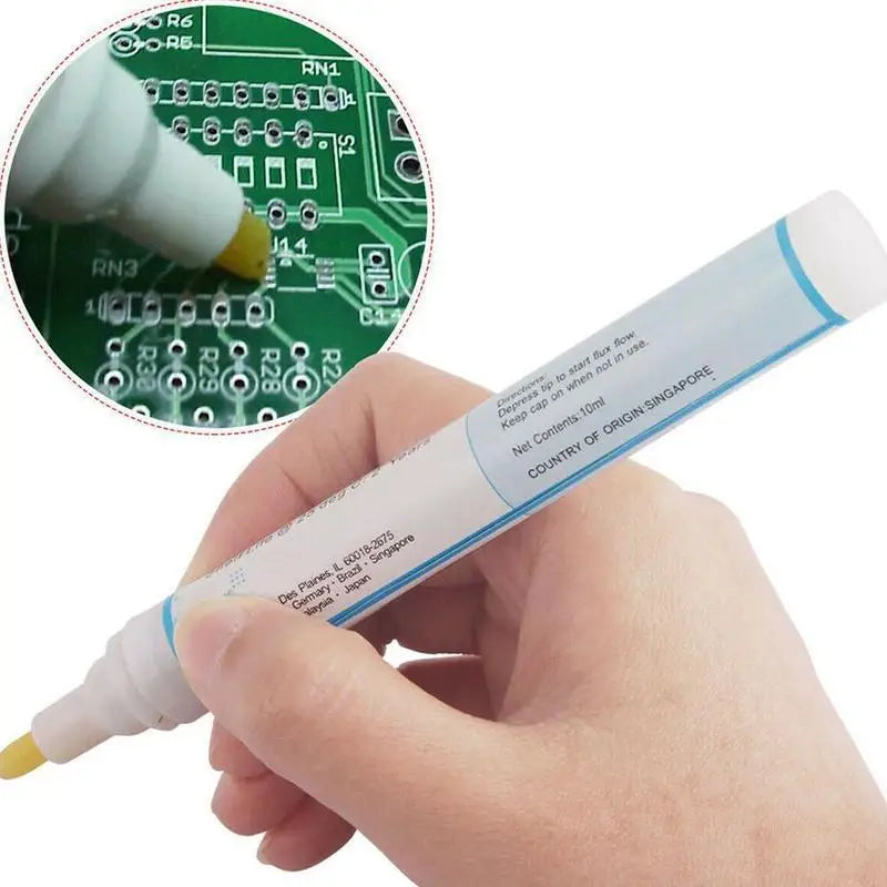 1/2/3pcs Soldering Flux Pen Low Solids No Clean For Solder Solar Cell Process Tool Oasis Select