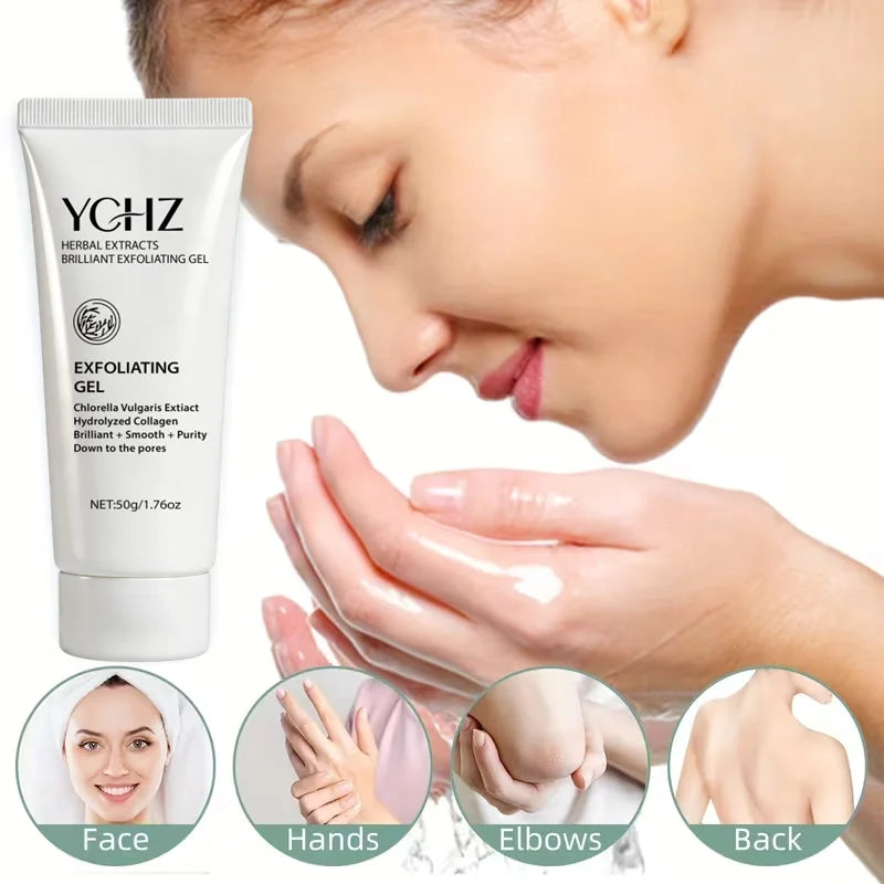 YCHZ Herbal Exfoliating Gel 80g – Brightening Daily Cleanser