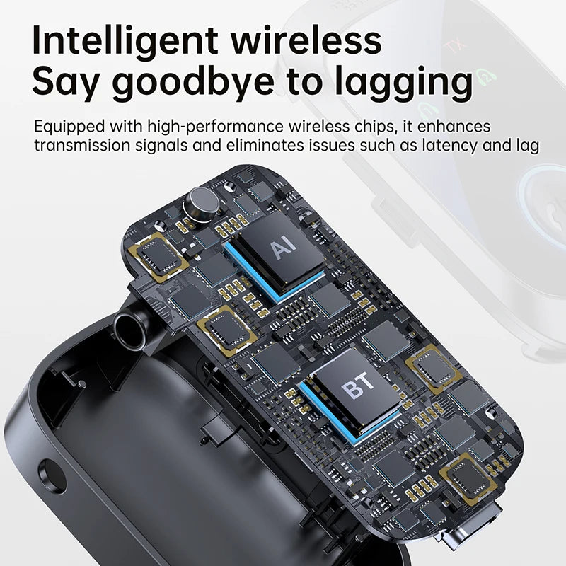 2 In 1 Multipoint Bluetooth 5.4 Audio Transmitter Receiver 3.5mm AUX HIFI HD Low Latency Airplane Wireless Adapter With Mic Oasis Select
