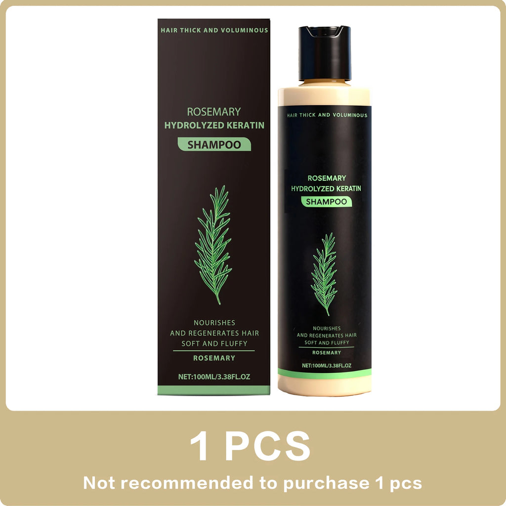 Rosemary Oil Shampoo – Volumizing & Keratin Scalp Care 100ml Rosemary Hair Shampoo Oasis Select 1PCS