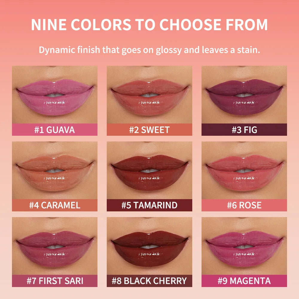 Kulfée 2-in-1 Lip Oil Gloss & Stain | Long-Lasting, Hydrating