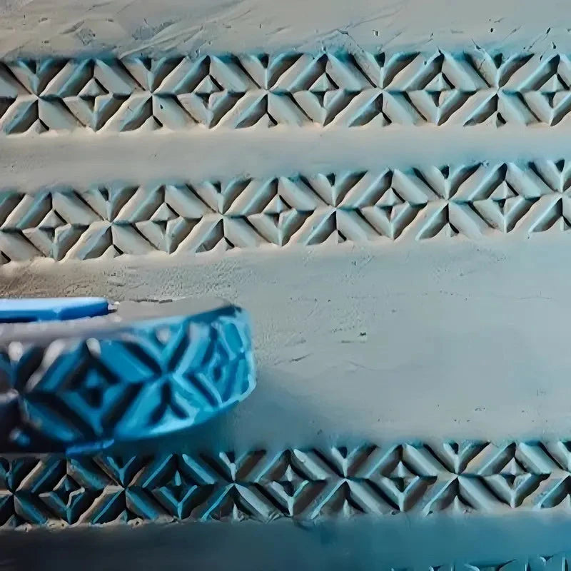 Egyptian-Inspired Relief Rolling Tool Clay Texture Wheel Clay Stamp Roller Pottery Making Tools DIY Handcrafts, Arts & Crafts Oasis Select