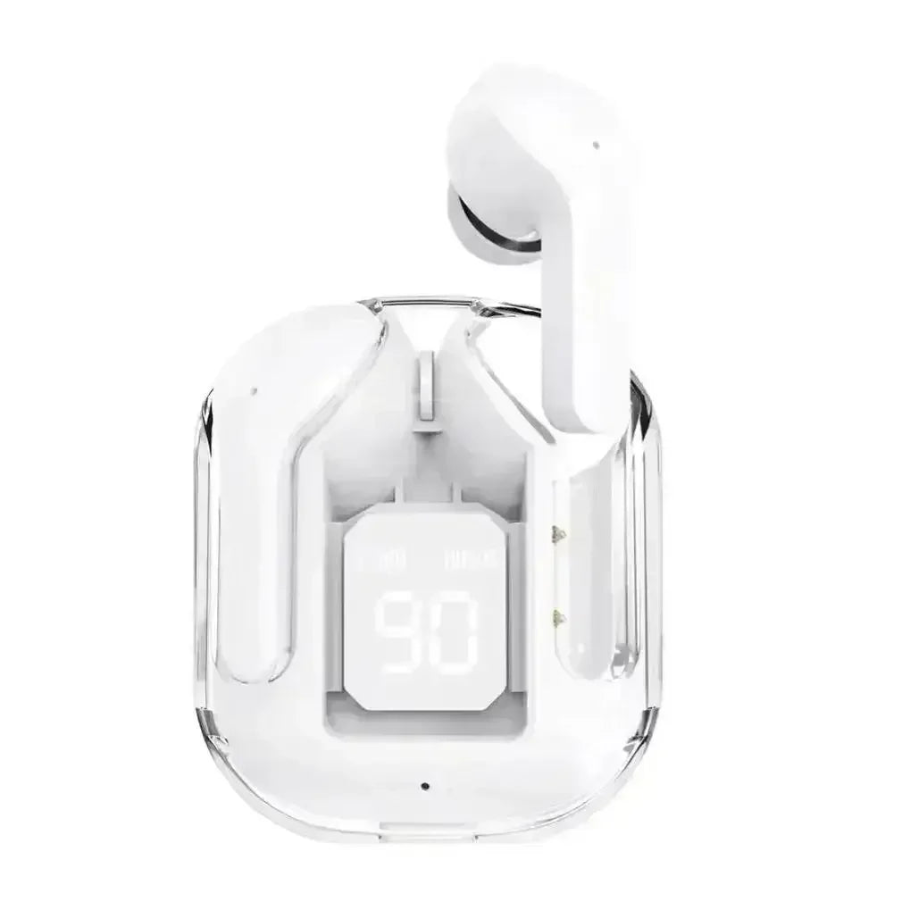Original T2 Bluetooth Headphones TWS Transparent Wireless Bluetooth Headset HIFI Sound Quality Bluetooth 5.3 For Xiaomi Earbuds Oasis Select White