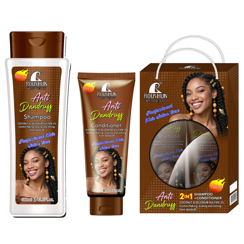ROUSHUN Coconut Shampoo & Conditioner Set – Nourishing Hair