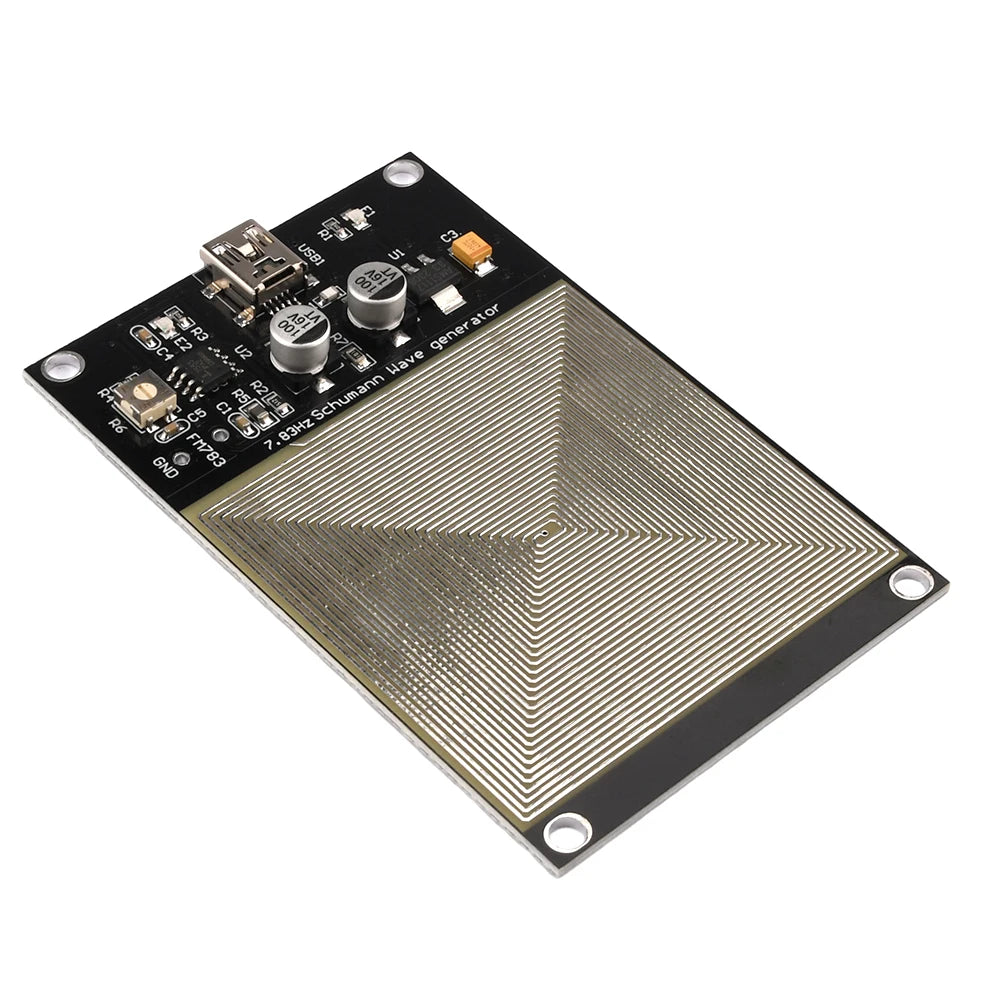 7.83Hz Schumann Wave Generator Ultra Low Frequency Pulse Generator Audio Resonator for Improving Sound Sleep with MiNi USB Cable Oasis Select