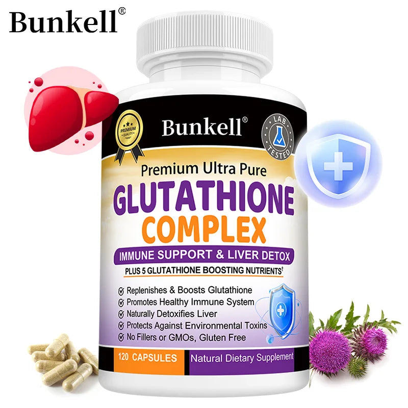 Glutathione Collagen Capsules – Skin Brightening & Anti-Aging Antioxidant Supplement Oasis Select
