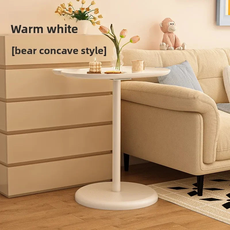 Multi-functional Small coffee table living room cream wind sofa edge table removable bedroom bedside table small round table Oasis Select XXAM-BAI