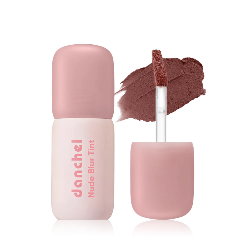 10 Shades Nude Blurring Lip Tint 2-in-1 Lightweight Long-Lasting Non-sticky Velvet Lip & Cheek Blush Lipgloss Daily Cosmetics Oasis Select Color 8