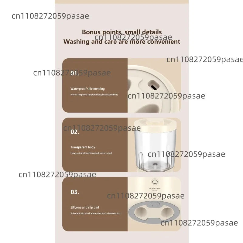 Dual-Basin Mini Portable Washing Machine – Rechargeable