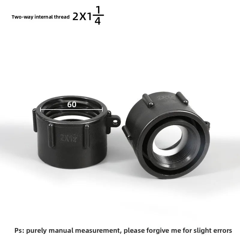 IBC Tank Adapter S60 x 1" 1.5 2" 63/75/80/100mm Thread Connector Ton Barrel Connect 1000 Liter IBC Tank Fitting Oasis Select D