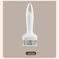 24 Blades Needle Meat Tenderizer Stainless Steel Knife Meat Beaf Steak Mallet Meat Tenderizer Hammer Pounder Cooking Tools Oasis Select WHITE XL