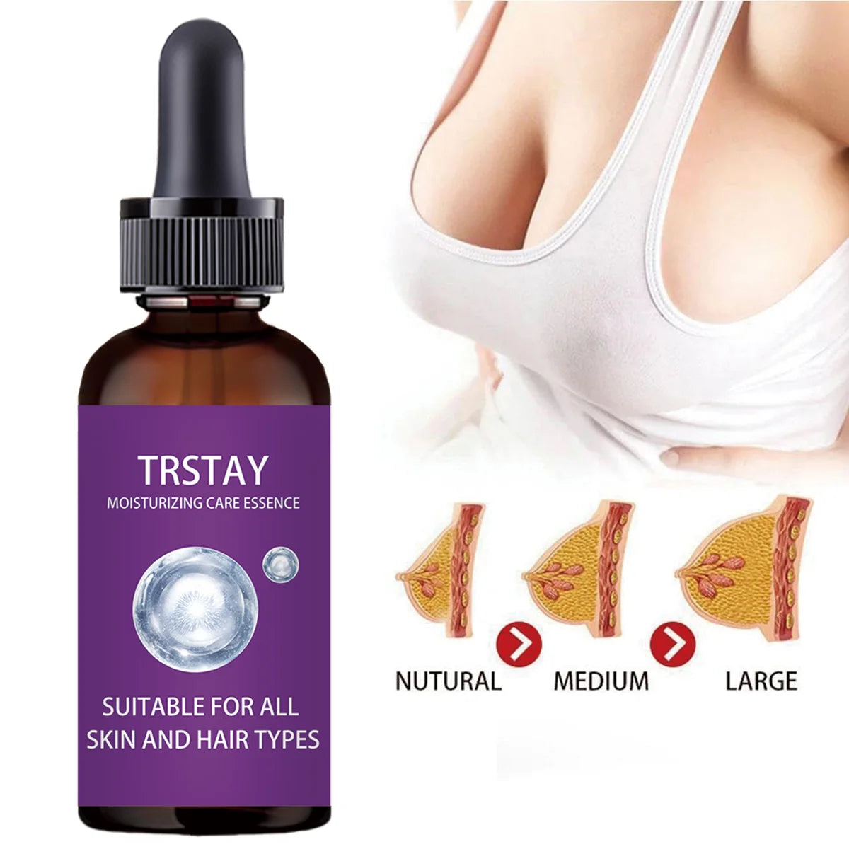 Breast Enhancement Essential Oil Cream Firms Breast Enhancement Safely without Side Effects Oasis Select 15ml