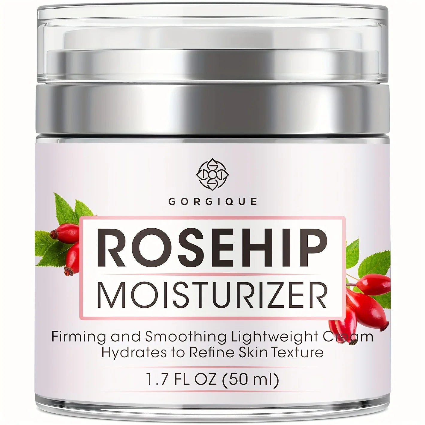 GORGIQUE Rosehip Glow Moisturizer – Face, Neck & Décolleté Rosehip Face Cream Oasis Select