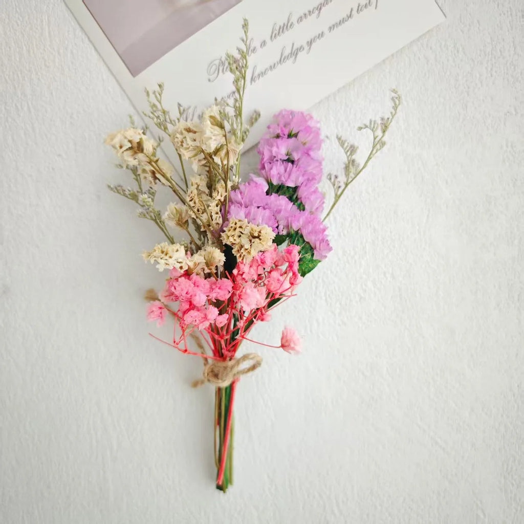 Dried Flower Mini Bouquet Bridal Bridesmaid Wedding Boutonniere Gift Box Decor DIY Material Kit Home Decor Oasis Select