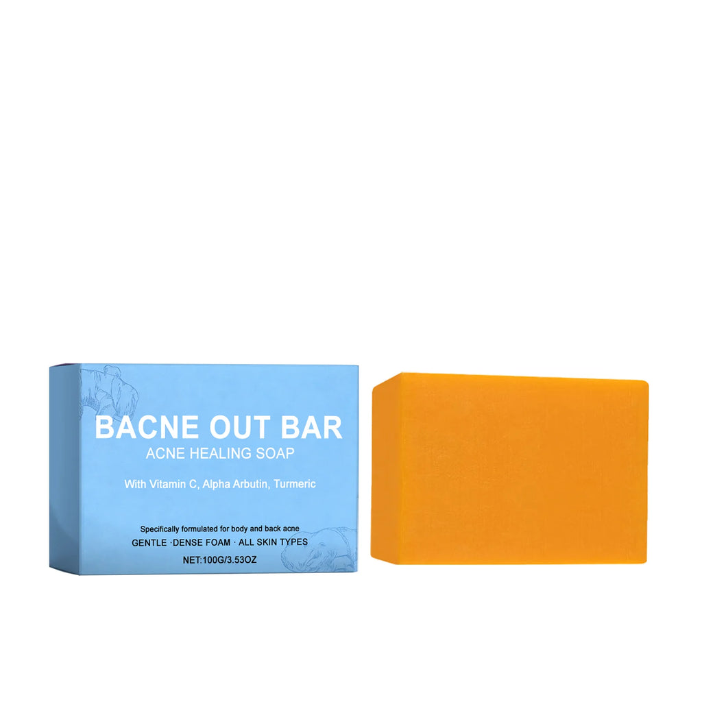 Vitamin C Cleansing Soap with Turmeric Moisturizing & Softening Oil Control Brightens Skin Moisturizing Cleansing Essential Soap Oasis Select 100g boxed