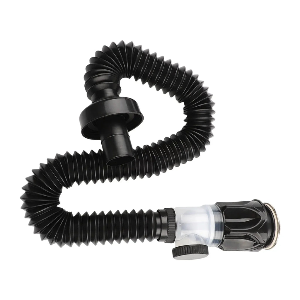 Bathroom Sink Drain Press Type Drain Fitting Black Manual Installation High-quality Materials Anti-insect Design Oasis Select