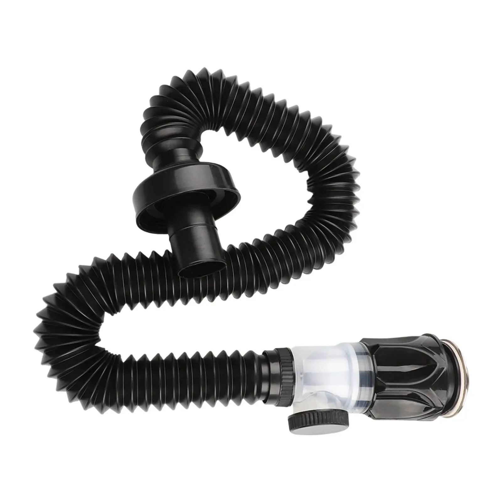 Bathroom Sink Drain Press Type Drain Fitting Black Manual Installation High-quality Materials Anti-insect Design Oasis Select