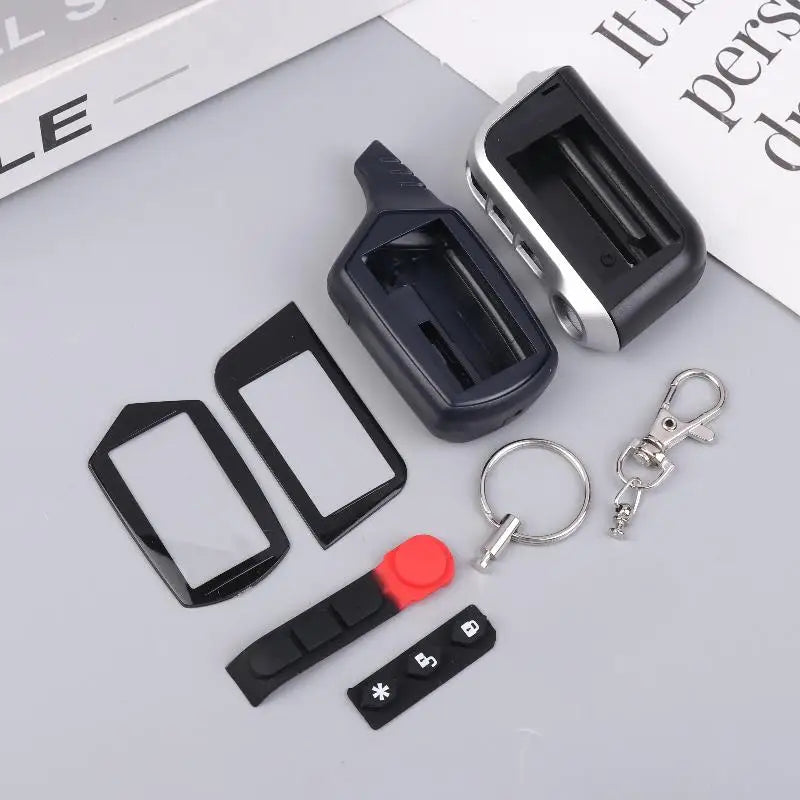 1 Set For Russian Starline A91 A61 B9 B6 Lcd Remote Control Two Way Car Alarm System Key Shell Body Cover Keychain Case Oasis Select