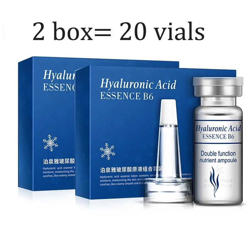 BIOAQUA Hyaluronic Acid & Vitamin C Face Serum Set – 10 x 5ml Hydrating Face Serum Oasis Select 2 box