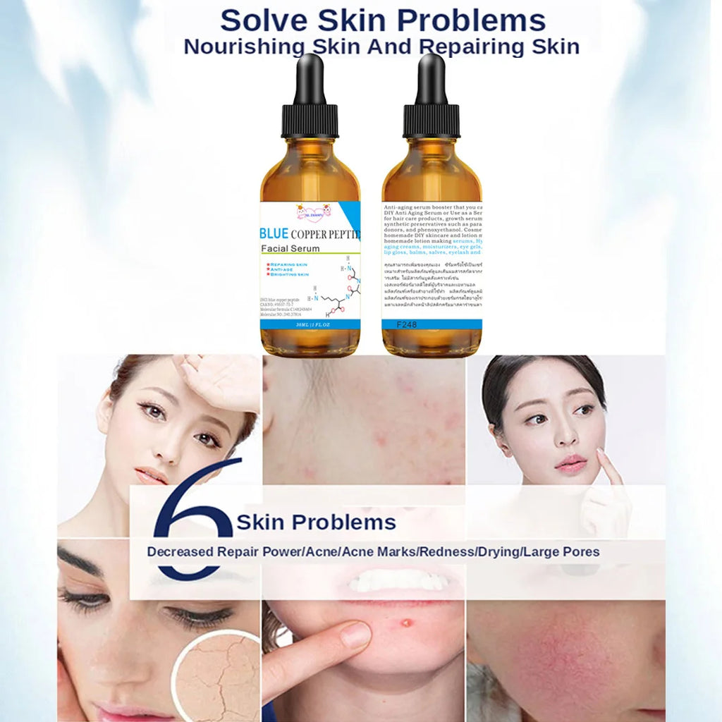 Blue Copper Peptide Face Serum – Lifting, Firming & Hydrating