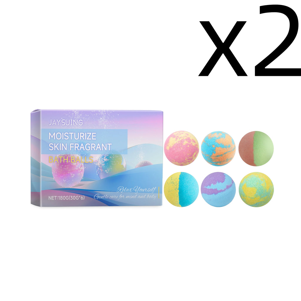 Aromatherapy Bath Bombs Set – 6 Pack Moisturizing Fizz Balls Bath Bombs Set Oasis Select 6pcs Boxed X 2PCS
