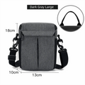 Protective Bag Camera Bags Single-Shoulder Waist Pouch DSLR Pouch Carring Case Lightweight Camera Lens Case For Photographic Oasis Select Dark grey large