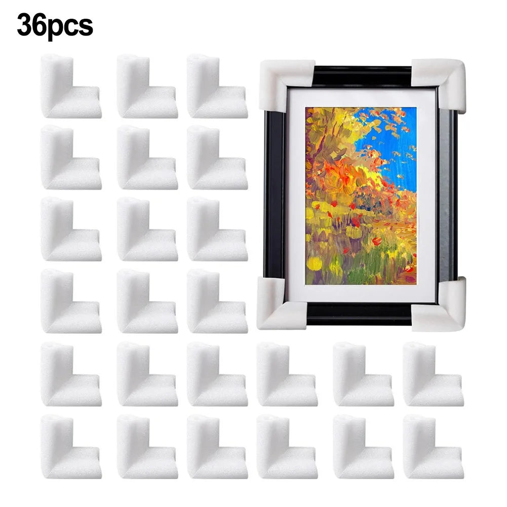 Thickened Foam Corner Protective Case 24/36-Pcs For Thick Foam Protection 10x10cm For Mirrors Securing TVs Oasis Select 36 pieces China Mainland