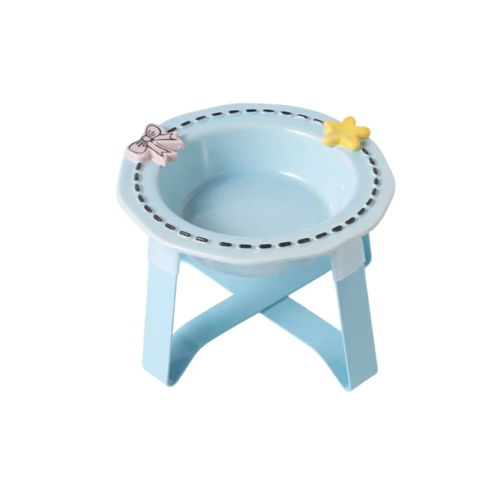 Elevated Ceramic Cat Bowl with Stand – Anti-Slip Feeding Station