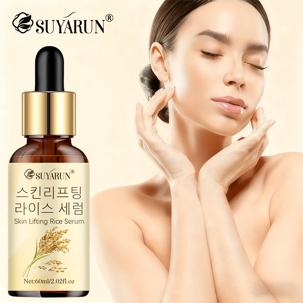 SUYARUN Glow Boosting Rice Essence Serum – Brightening Hydrating Facial Treatment with Fermented Extract & Niacinamide. Oasis Select