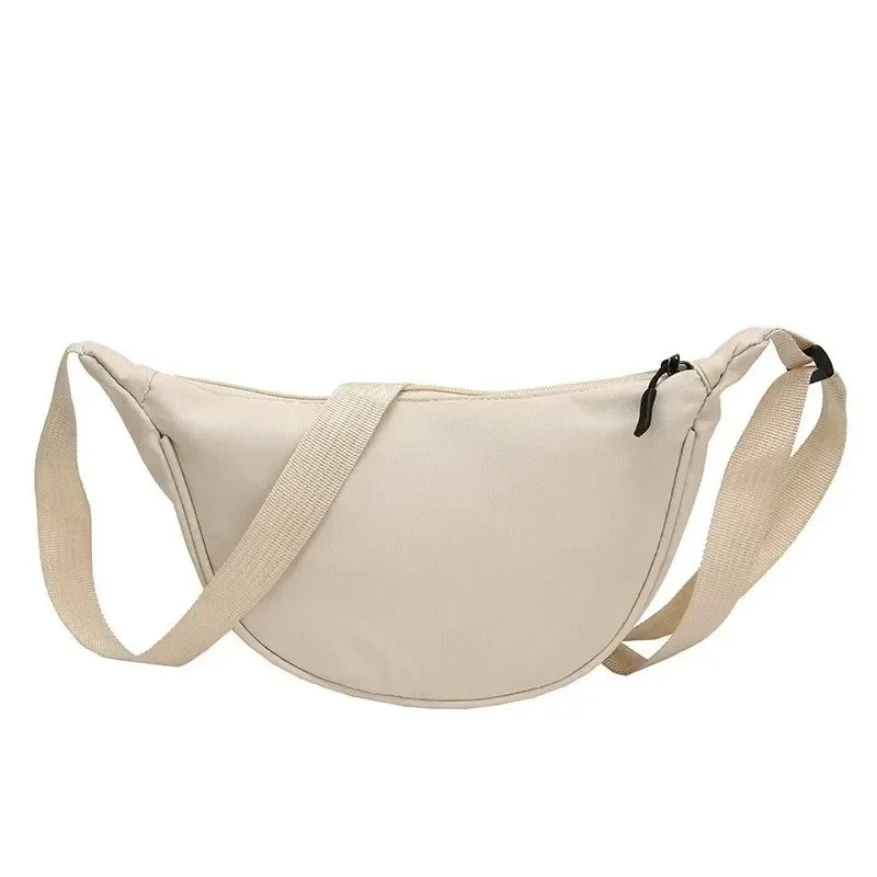 Casual Nylon Hobos Crossbody Bag for Women Designer Shoulder Bags Large Capacity Tote Lady Travel Shopper Bag Female Purses 2025 Oasis Select Beige