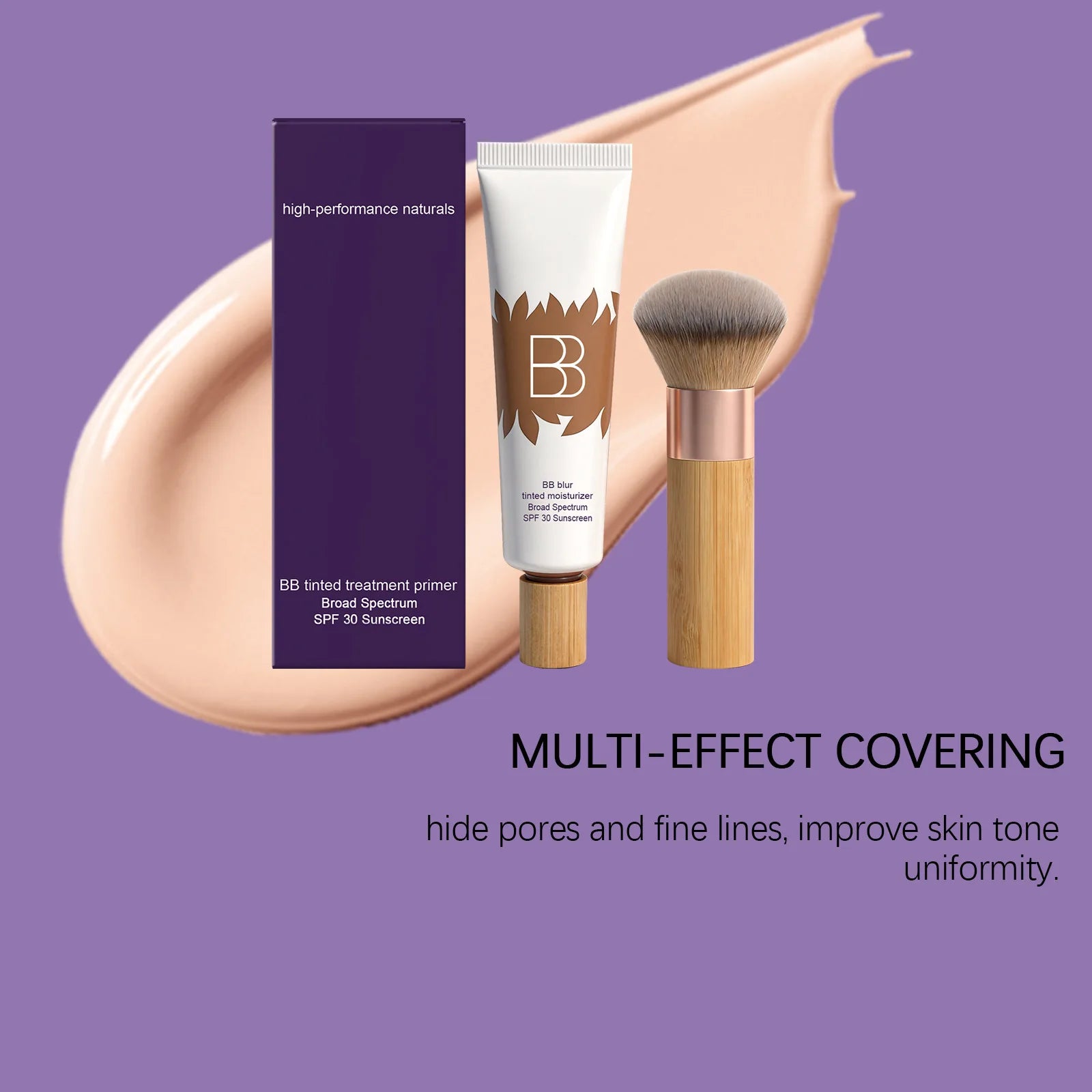 Sunscreen BB Cream Kit – UV Protection, Oil Control & Coverage BB Cream Foundation Oasis Select