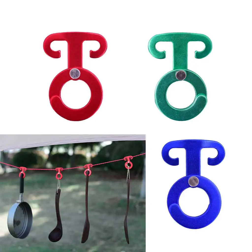 Aluminum Alloy Tent Wind Rope Self-Locking Buckle Adjustable O-shaped Claw Buckle Camping automatic Hook Oasis Select