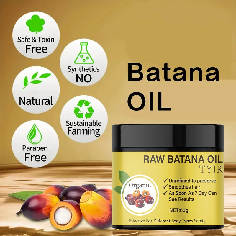 Raw Batana Oil Hair Mask – Repair Dry Damaged & Frizzy Hair Hair Mask Conditioner Oasis Select