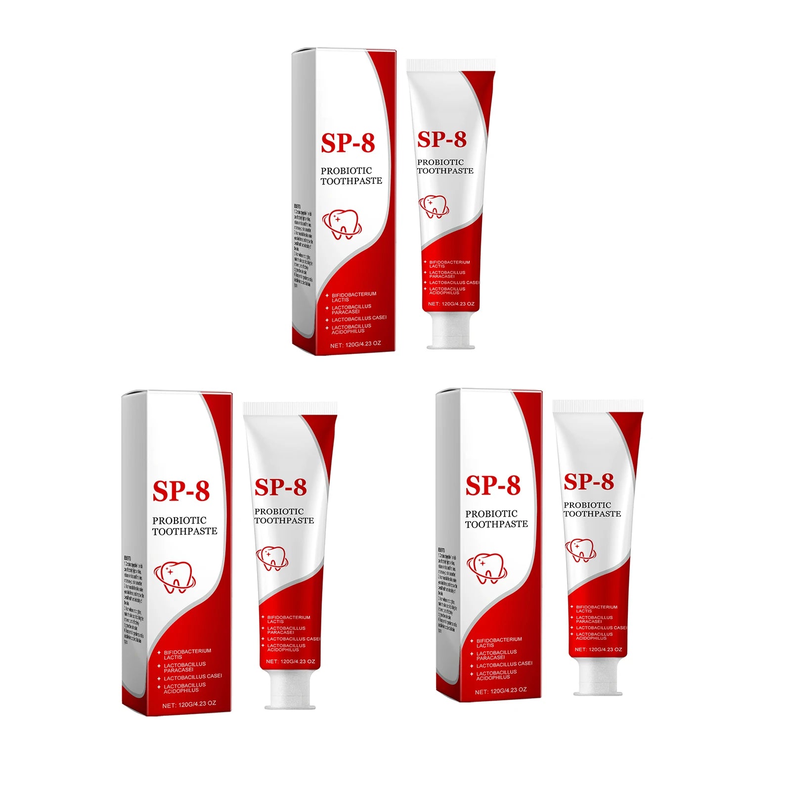 Probiotic Whitening Toothpaste – Deep Clean, Gum Care & Fresh Breath Probiotic Toothpaste Oasis Select 3pcs X 120g