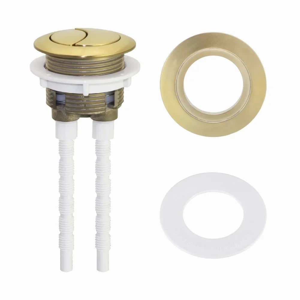 Toilet Tank Double Flush Button Suitable For 38/48/58mm Toilet Tank Cover For Long-lasting Construction Bathroom Accessories Oasis Select