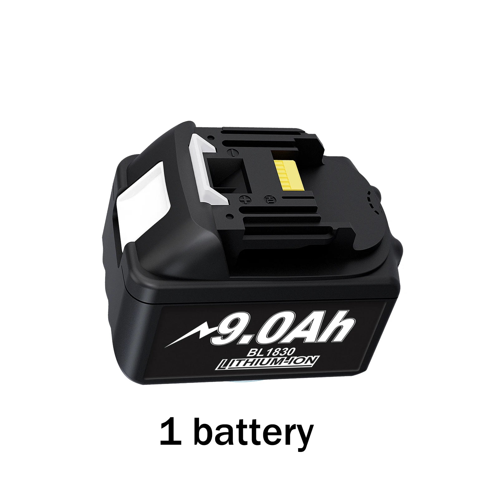 Battery 18V For Makita BL1860 BL1850B BL1850 BL1840 BL1830 Screwdriver Battery Charger 18V Replacement Power Tool Batteries lxt Oasis Select 1 battery 9.0Ah
