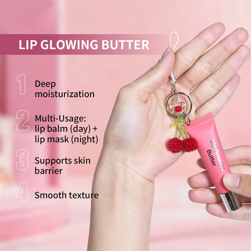 Lip Gloss Lip Keychain For Phone Bag Accessories Long Lasting Moisturizing Nourish Hydrating Lip Care Brown Pink Makeup Oasis Select