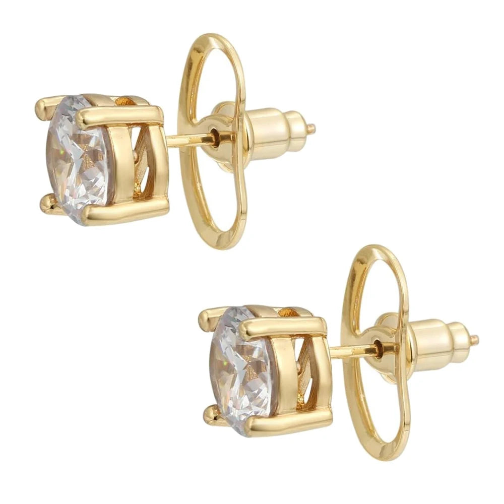 4pcs Metal Earring Lifters Backs Stopper Fastener For DIY Ear Stud Plug Replacement Jewelry Making Supplies Findings Accessories Oasis Select