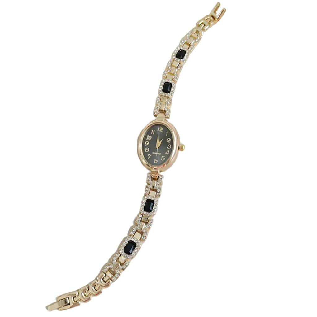 Women's Crystal Rhinestone Bracelet Watch | Elegant Quartz