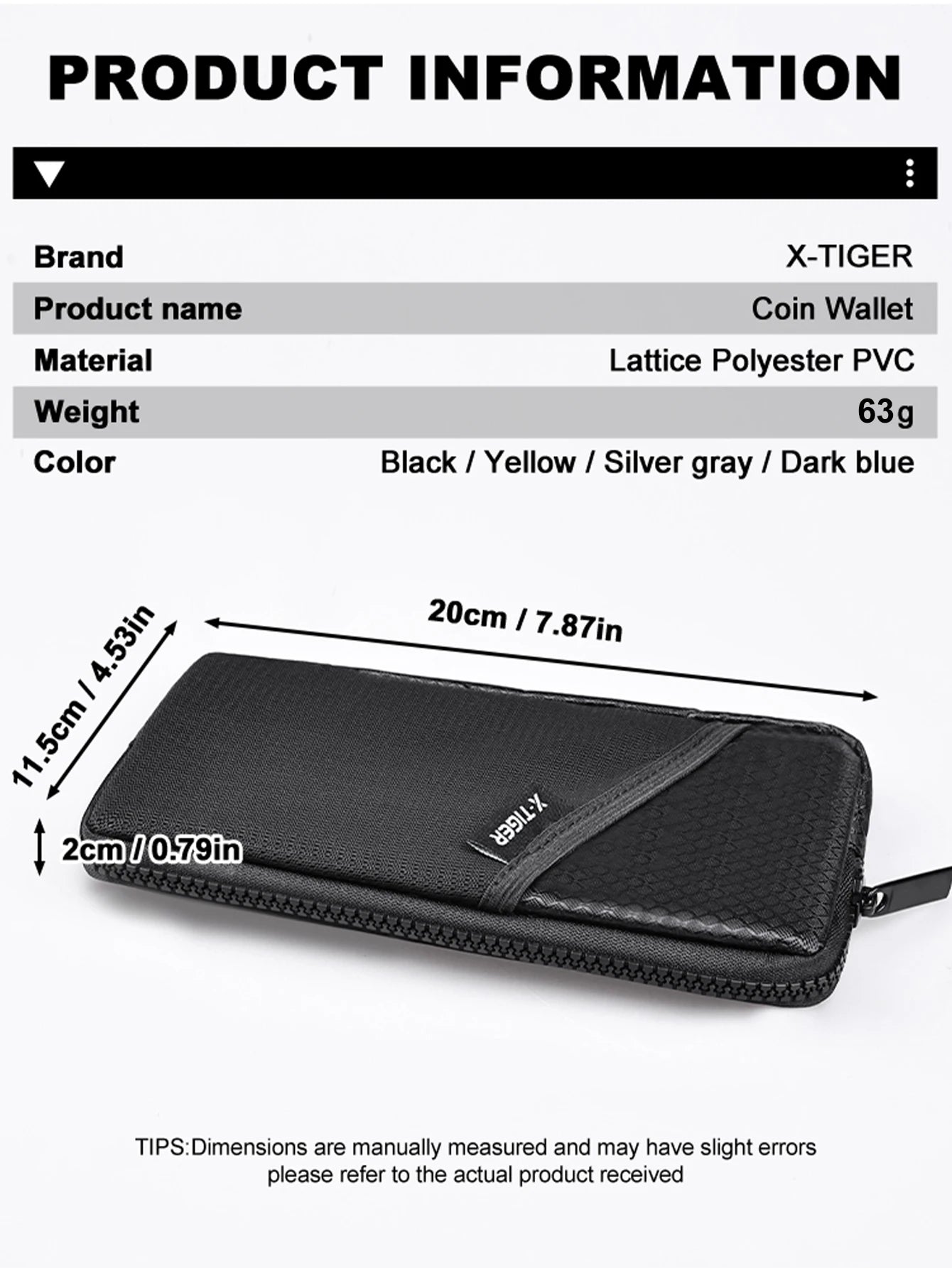 X-TIGER Bicycle Phone Bag Cycling Jersey Bag Lightweight and Portable Multifunctional Handbag Wallet Cycling Equipment Oasis Select
