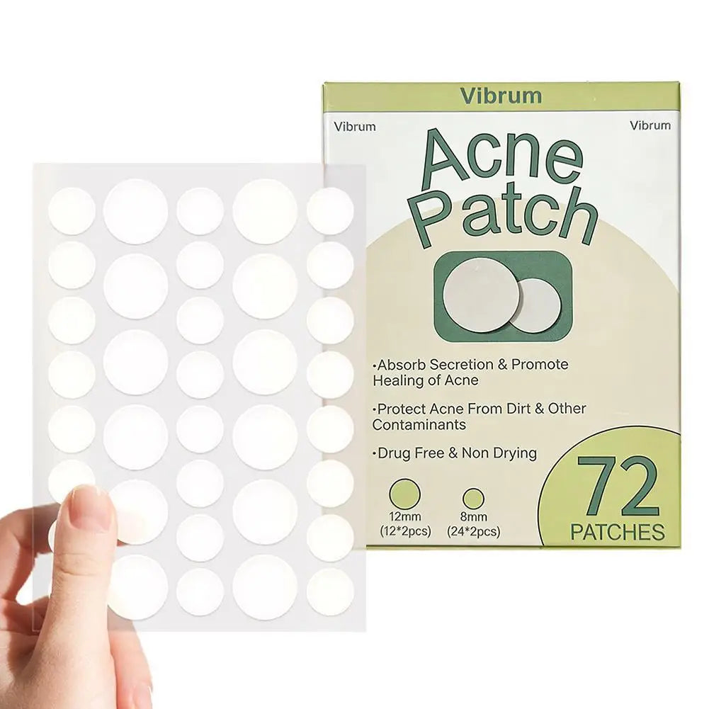 72/288 Counts Invisible Pimple Patches for Face with Tea Tree Oil, Hydrocolloid Acne Pimple Patches Blemish Dots Patch Stickers Oasis Select 72 counts